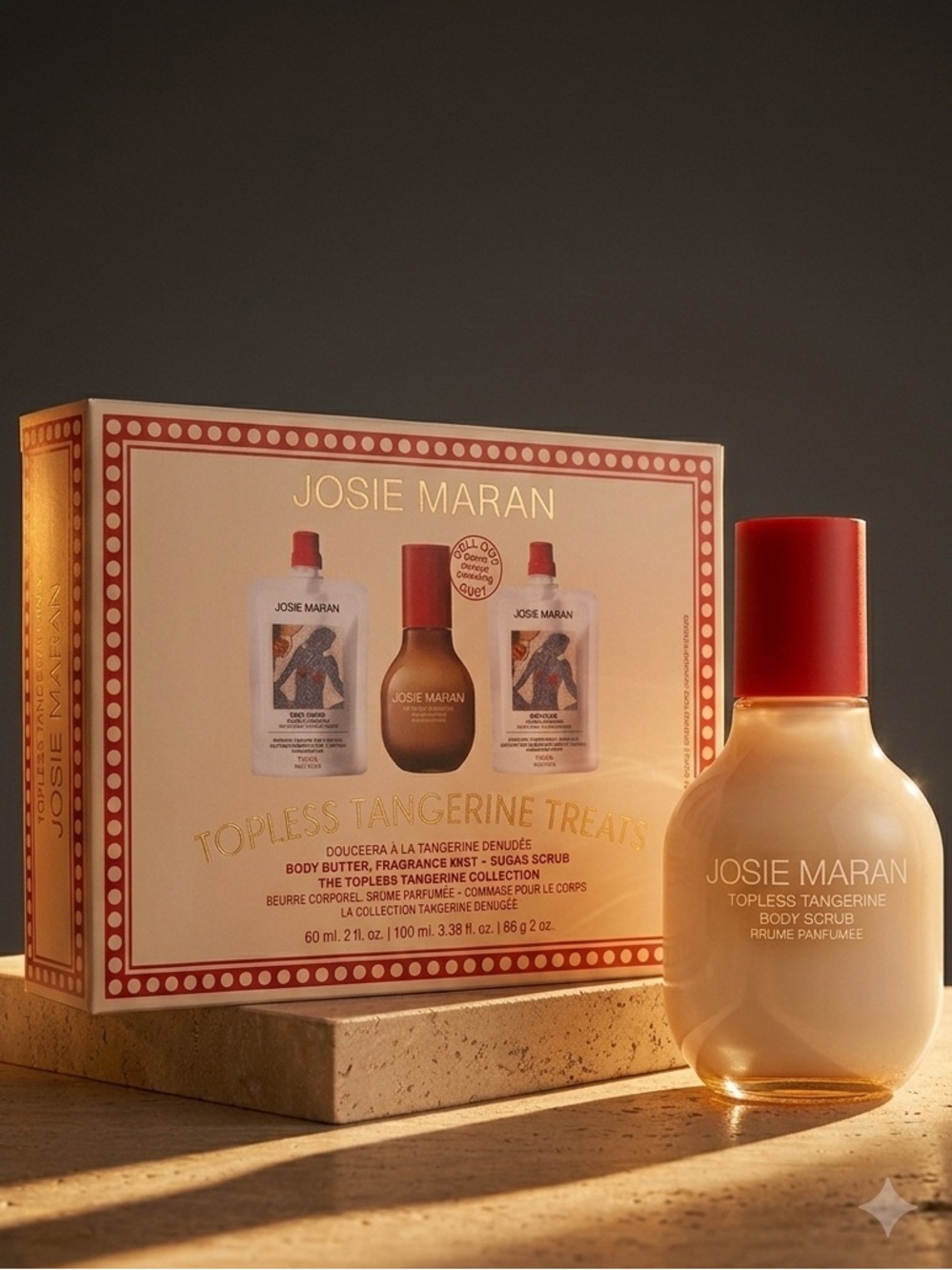 Josie Maran Topless Tangerine Treats 3-Pc Body Set NIB⁠ - Picture 2 of 6